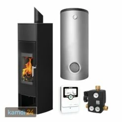 Angebote Kamdi24 Store 31 Schmitzker Aqua Wasserführender Kaminofen Base Komplett-Set Mit Kombispeicher 600 L + 1 SWT
