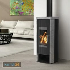 Schmitzker Calera Wasserführender Kaminofen Speckstein