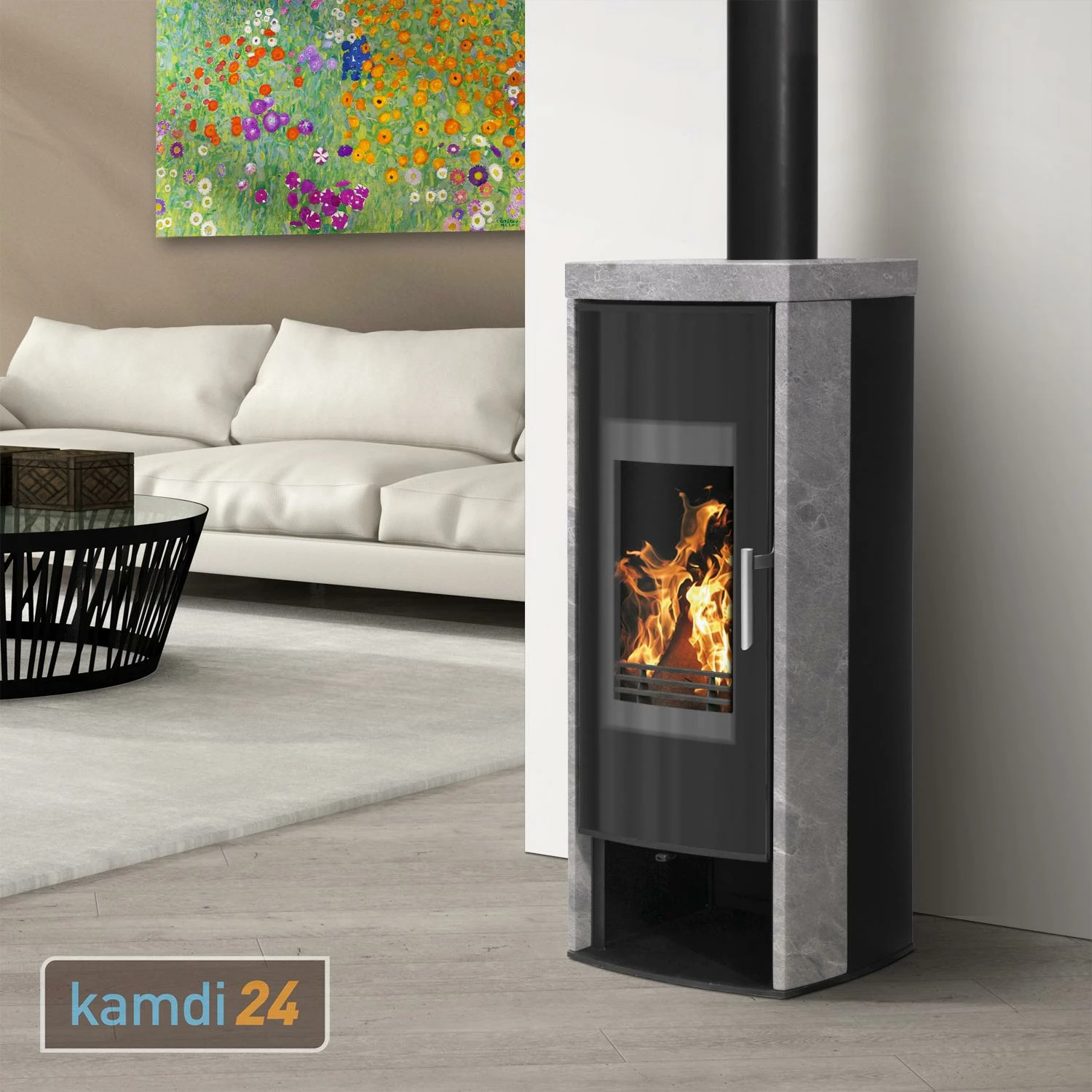 Schmitzker Calera Wasserführender Kaminofen Speckstein 3 Schmitzker Calera Wasserführender Kaminofen Speckstein