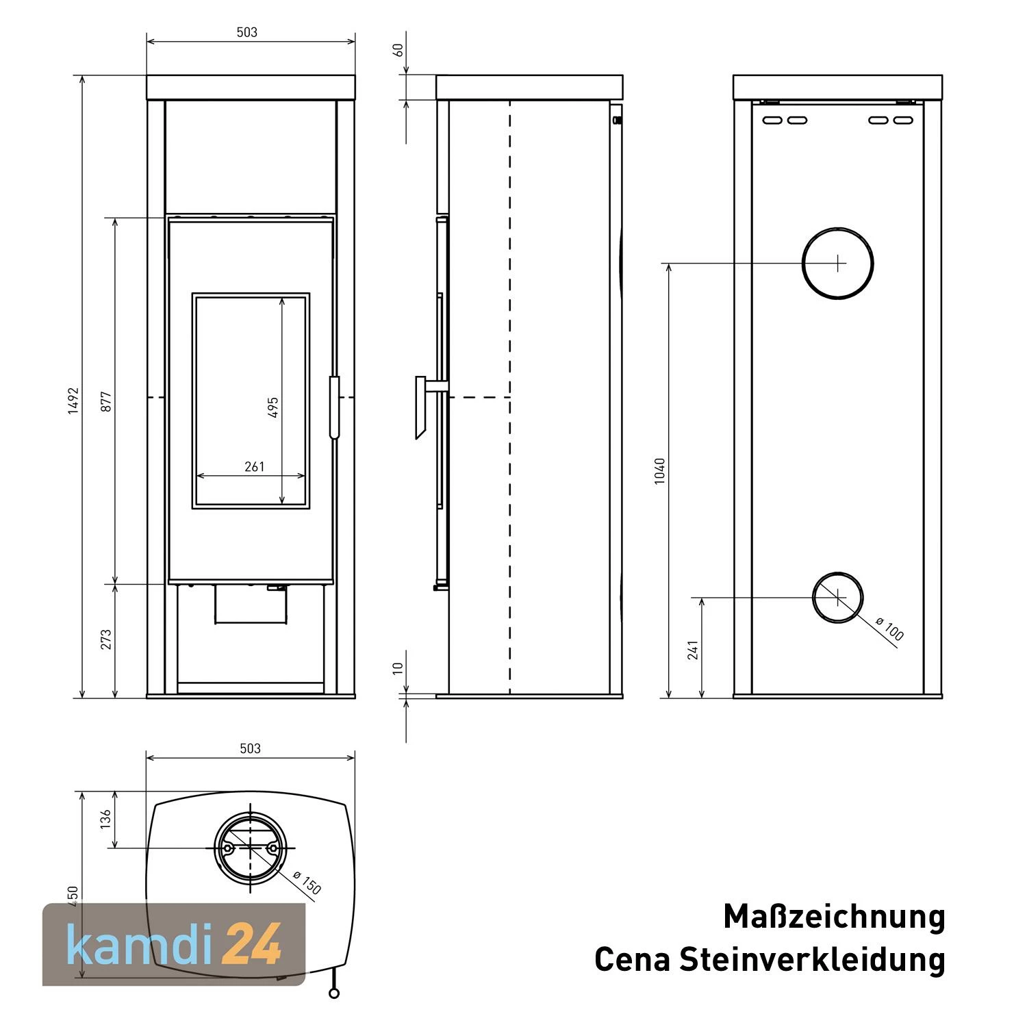 Schmitzker Cena Base Kaminofen Stahl Schwarz 14 Schmitzker Cena Base Kaminofen Stahl Schwarz – Bild 12
