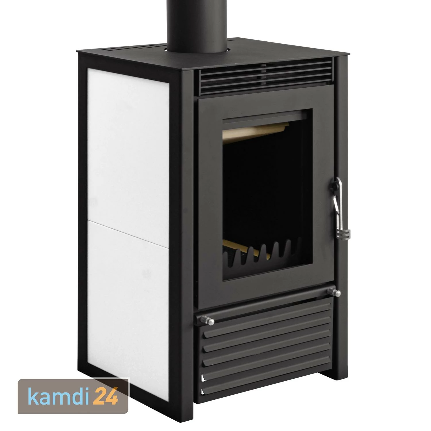 Schmitzker Marbella Compact Weiß Wasserführender Kaminofen - Komplett-Set Mit Pufferspeicher TPSR 300L + 1 SWT, Inkl. Isolierung 4 Schmitzker Marbella Compact Weiß Wasserführender Kaminofen - Komplett-Set Mit Pufferspeicher TPSR 300L + 1 SWT, Inkl. Isolierung – Bild 2