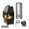 Schmitzker No2 Rechts Wasserführender Kamineinsatz - Komplett-Set Mit Kombispeicher THKE 600 + 1 SWT, Inkl. Isolierung
