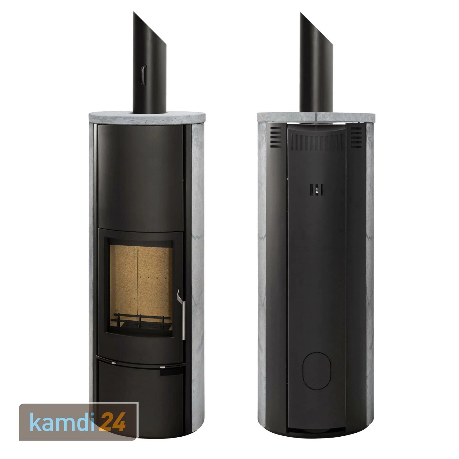 Schmitzker Vitoria Wasserführender Kaminofen Speckstein 4 Schmitzker Vitoria Wasserführender Kaminofen Speckstein – Bild 2