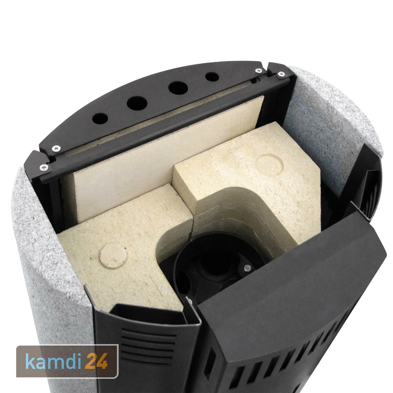 Schmitzker Vitoria Wasserführender Kaminofen Speckstein 5 Schmitzker Vitoria Wasserführender Kaminofen Speckstein – Bild 3