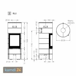Spartherm Ambiente A3 Kaminofen Stahl Nero RLU -Angebote Kamdi24 Store spartherm ambiente a3 kaminofen stahl nero rlu 11654 m 4