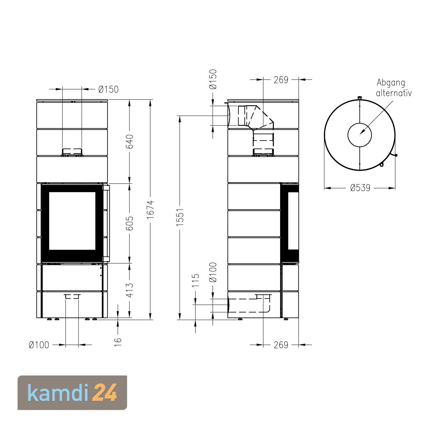 Spartherm Ambiente A4 Kaminofen Stahl Nero 6 Spartherm Ambiente A4 Kaminofen Stahl Nero – Bild 4