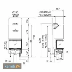 Spartherm Arte 3RL-60h-4S Kamineinsatz RRA Ø 250 Mm -Angebote Kamdi24 Store spartherm arte 3rl 60h 4s kamineinsatz rra 250 mm 13073 m 5 1