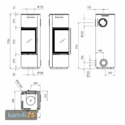 Spartherm Cubo S Kaminofen Perle -Angebote Kamdi24 Store spartherm cubo s kaminofen perle 20219 m 5
