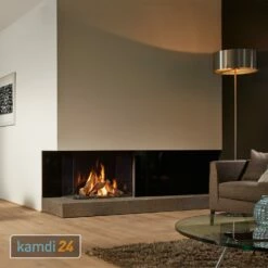 Spartherm DRU Maestro 80/2 RCH Gas-Kamineinsatz G20 / Links / Schwarz