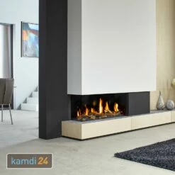 Spartherm DRU Metro 100XT/2-41 RCH Gas-Kamineinsatz G31 / Links / Schwarz