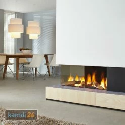 Spartherm DRU Metro 100XTL-41 RCH Gas-Kamineinsatz G25 / Links / Schwarz / Clear View