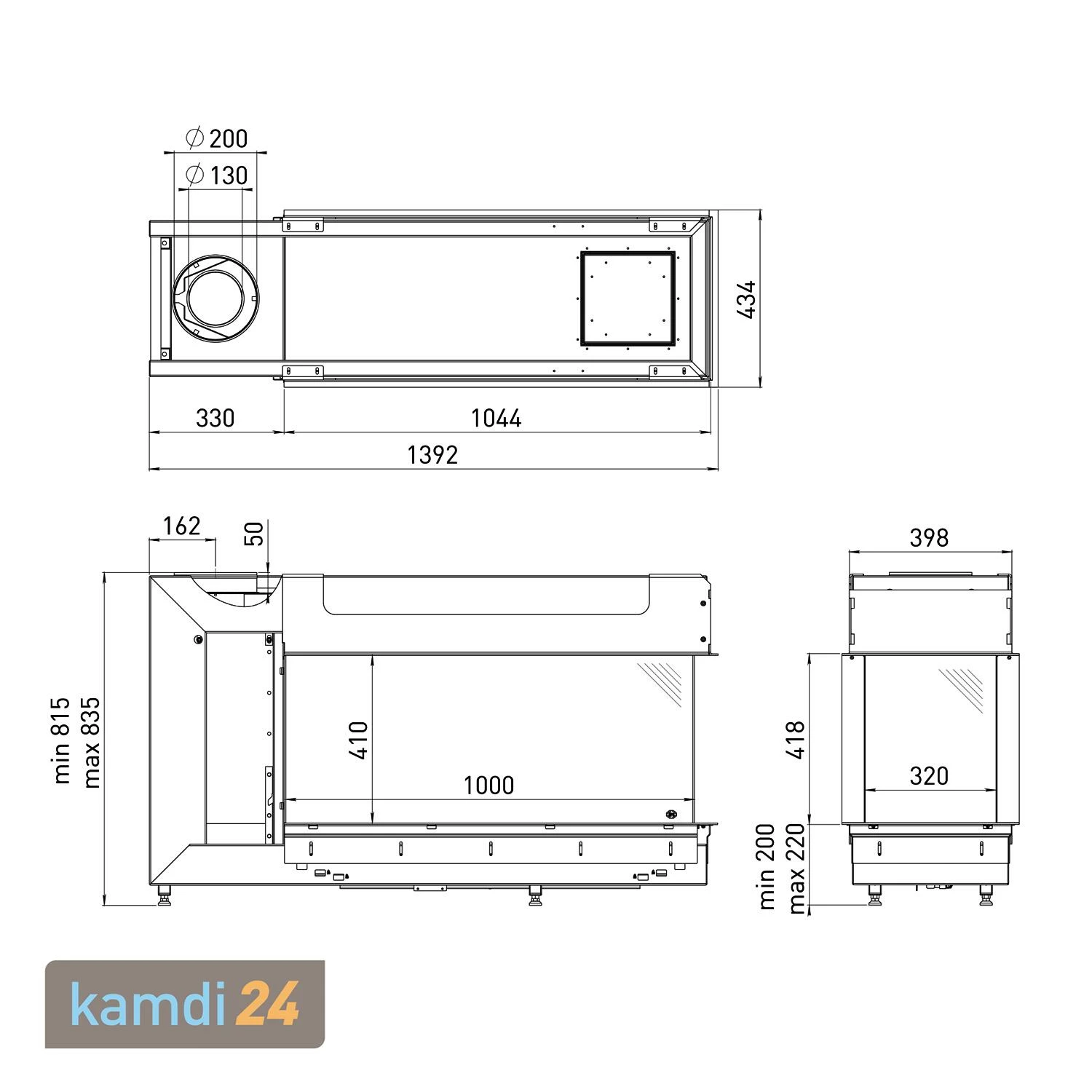 Spartherm DRU Metro 100XTU-41 RCH Gas-Kamineinsatz G25 / Ceraglas / Clear View 4 Spartherm DRU Metro 100XTU-41 RCH Gas-Kamineinsatz G25 / Ceraglas / Clear View – Bild 2