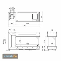 Spartherm DRU Metro 100XTU-41 RCH Gas-Kamineinsatz G31 / Ceraglas / Clear View -Angebote Kamdi24 Store spartherm dru metro 100xtu 41 rch gas kamineinsatz g31 ceraglas clear view 12470 m 1