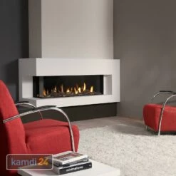 Spartherm DRU Metro 130XT/2 RCH Gas-Kamineinsatz G25 / Links / Ceraglas