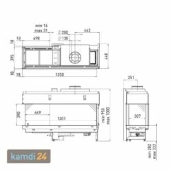 Spartherm DRU Metro 130XTL-41 RCH Gas-Kamineinsatz G31 / Links / Ceraglas / Clear View -Angebote Kamdi24 Store spartherm dru metro 130xtl 41 rch gas kamineinsatz g31 links ceraglas clear view 20324 m 1