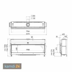 Spartherm DRU Metro 200XT RCH Gas-Kamineinsatz G25 / Ceraglas -Angebote Kamdi24 Store spartherm dru metro 200xt rch gas kamineinsatz g25 ceraglas 12175 m 1