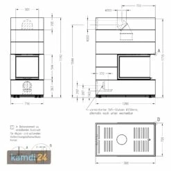 Spartherm Kaminbausatz SIM 1/3/Arte U-70h-4S Natur -Angebote Kamdi24 Store spartherm kaminbausatz sim 1 3 arte u 70h 4s natur 13791 m 3