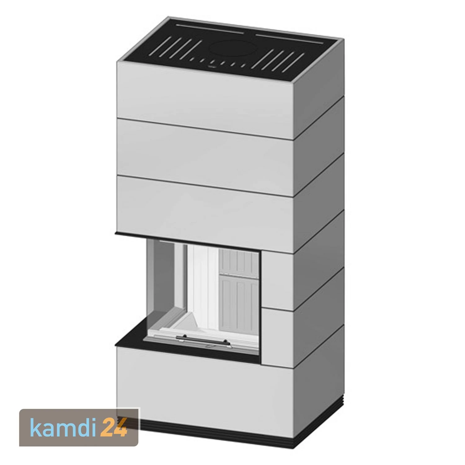 Spartherm Kaminbausatz SIM 1/3/Varia 2L-55h RLU Feinbeton 4 Spartherm Kaminbausatz SIM 1/3/Varia 2L-55h RLU Feinbeton – Bild 2