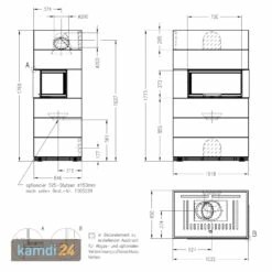 Spartherm Kaminbausatz SIM 1/3/Varia AS-2Rh-4S Natur -Angebote Kamdi24 Store spartherm kaminbausatz sim 1 3 varia as 2rh 4s natur 13039 m 3