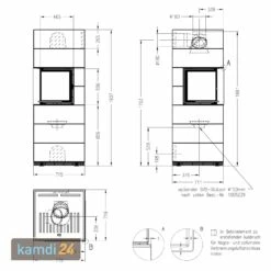 Spartherm Kaminbausatz SIM 3/2/Mini 2LRh-4S Feinbeton -Angebote Kamdi24 Store spartherm kaminbausatz sim 3 2 mini 2lrh 4s feinbeton 13706 m 2