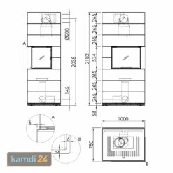 Spartherm Kaminbausatz SIM 3/3 Varia 2Rh-4S Feinbeton 5 Spartherm Kaminbausatz SIM 3/3 Varia 2Rh-4S Feinbeton -Angebote Kamdi24 Store spartherm kaminbausatz sim 3 3 varia 2rh 4s feinbeton 13756 m 1