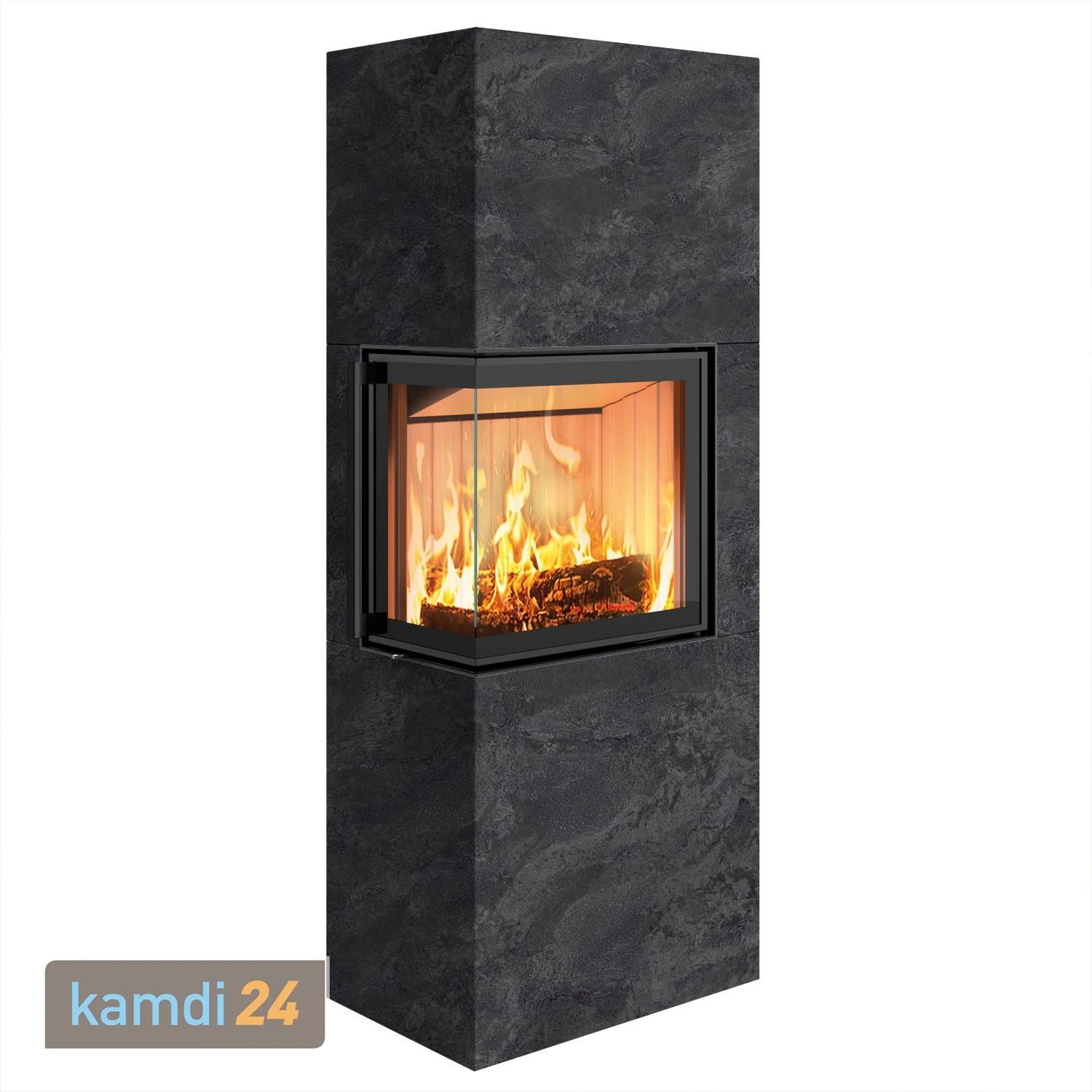 Spartherm Lungo 2L Kaminofen Keramik Krater Riverwashed 4 Spartherm Lungo 2L Kaminofen Keramik Krater Riverwashed – Bild 2