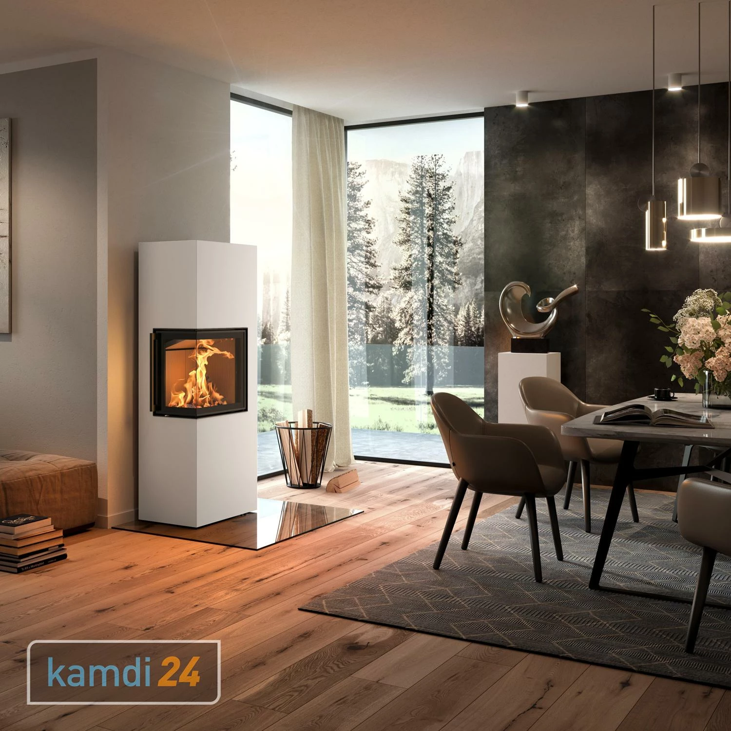 Spartherm Lungo 2L Kaminofen Weiß 6 Spartherm Lungo 2L Kaminofen Weiß – Bild 4