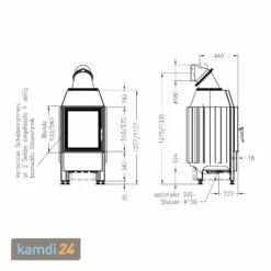 Spartherm Mini Z1-4S Kamineinsatz 10 KW 51 Cm Links -Angebote Kamdi24 Store spartherm mini z1 4s kamineinsatz 10 kw 51 cm links 13484 m 3