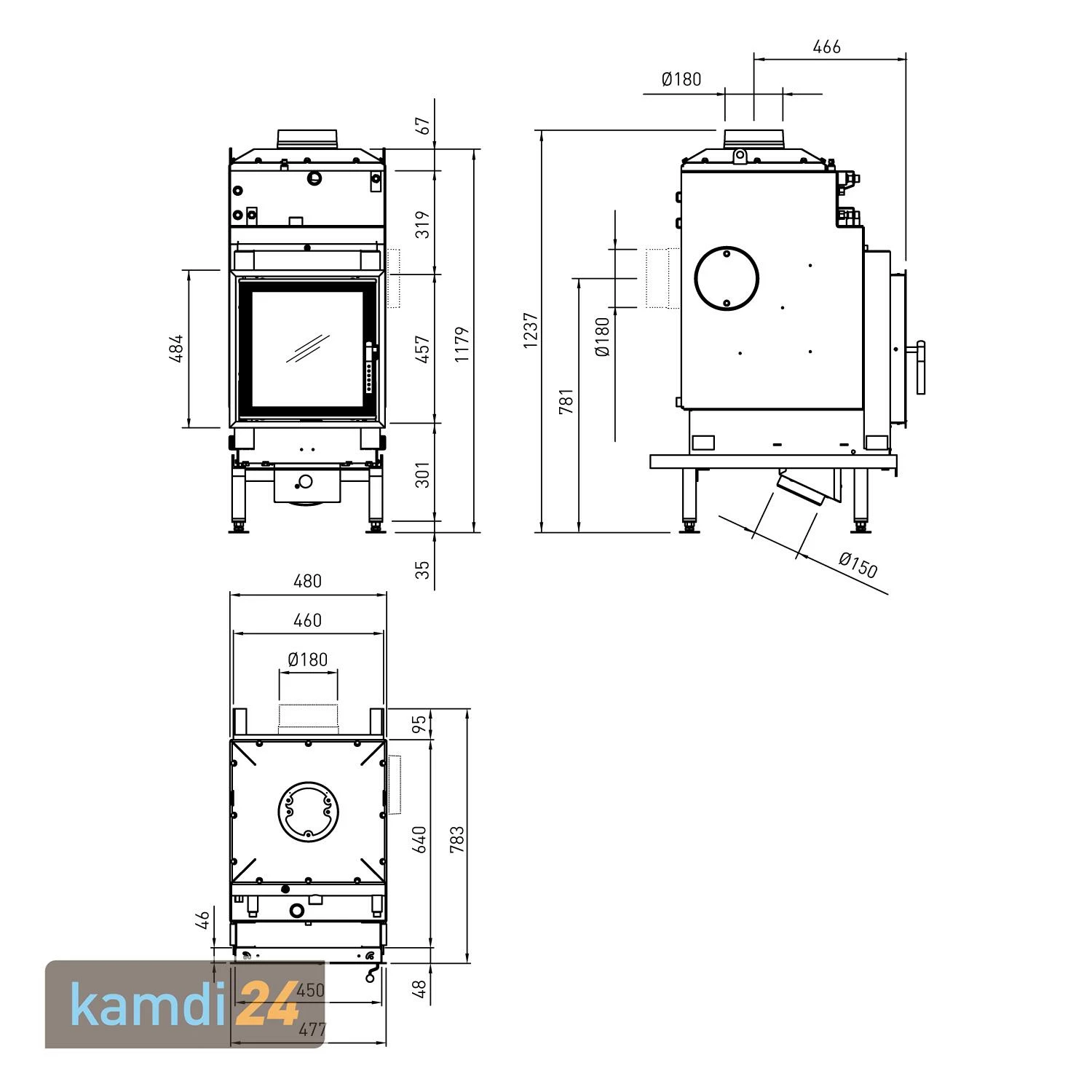 Spartherm Nova E H2O Wasserführender Kamineinsatz 45 Cm Links 8 Spartherm Nova E H2O Wasserführender Kamineinsatz 45 Cm Links – Bild 6