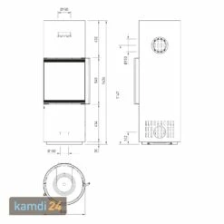Spartherm Passo S RLU Kaminofen Perle -Angebote Kamdi24 Store spartherm passo s rlu kaminofen perle 16914 m 4