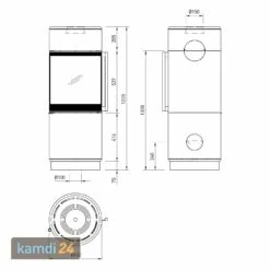 Spartherm Passo XS Style RLU Kaminofen Weiß -Angebote Kamdi24 Store spartherm passo xs style rlu kaminofen weiss 19123 m 11