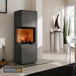 Spartherm Piko H2O Wasserführender Kaminofen Titan