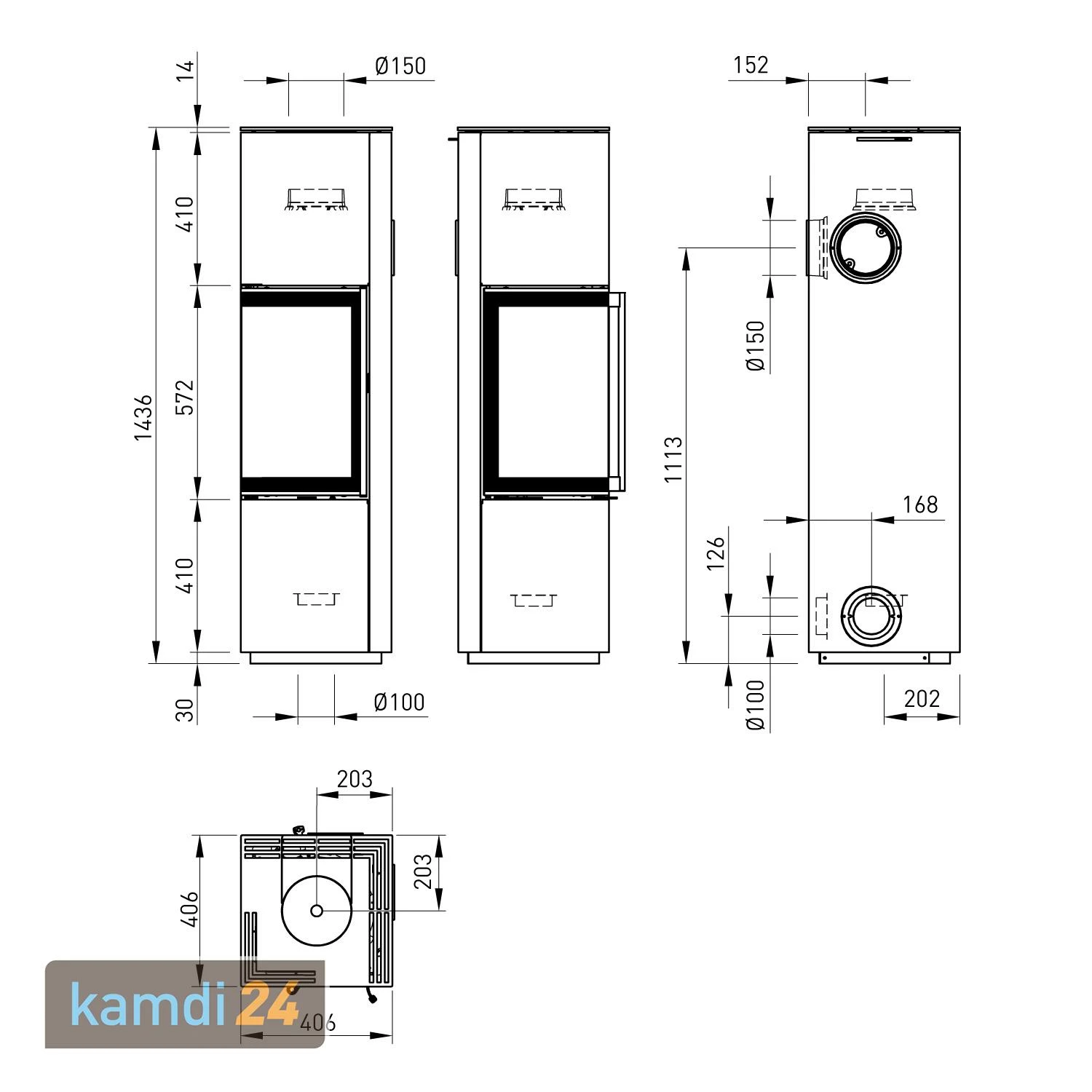 Spartherm Piko L Kaminofen Perle 7 Spartherm Piko L Kaminofen Perle – Bild 5