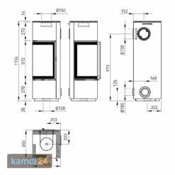 Spartherm Piko S RLU Kaminofen Weiß -Angebote Kamdi24 Store spartherm piko s rlu kaminofen weiss 16964 m 5