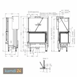 Spartherm Premium Varia-2L-80h Kamineinsatz Ecke RRA Ø 250 Mm -Angebote Kamdi24 Store spartherm premium varia 2l 80h kamineinsatz ecke rra 250 mm 14726 m 8
