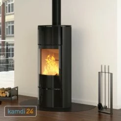 Spartherm Senso M H2O Wasserführender Kaminofen Glas / Nero