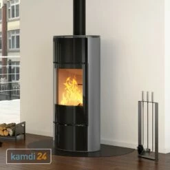 Spartherm Senso M H2O Wasserführender Kaminofen Glas / Titan