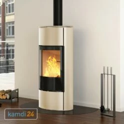 Spartherm Senso M H2O Wasserführender Kaminofen Perle / Perle