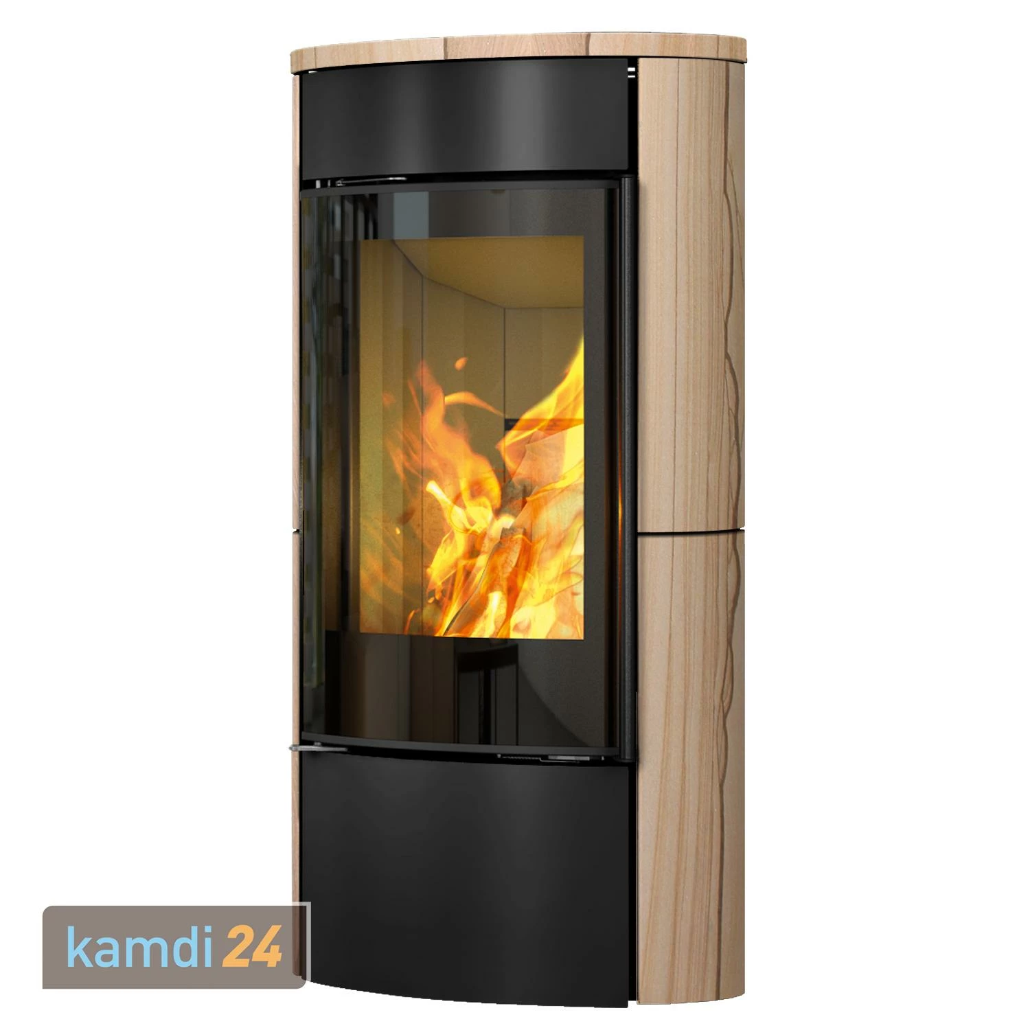 Spartherm Senso S Kaminofen Nero / Sandstein Sahara 4 Spartherm Senso S Kaminofen Nero / Sandstein Sahara – Bild 2