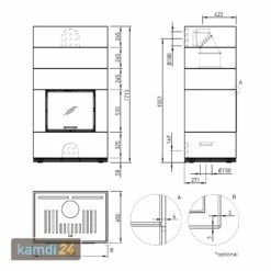 Spartherm SIM 1/3 Mini Sh-4S Kaminbausatz Natur -Angebote Kamdi24 Store spartherm sim 1 3 mini sh 4s kaminbausatz natur 20261 m 4
