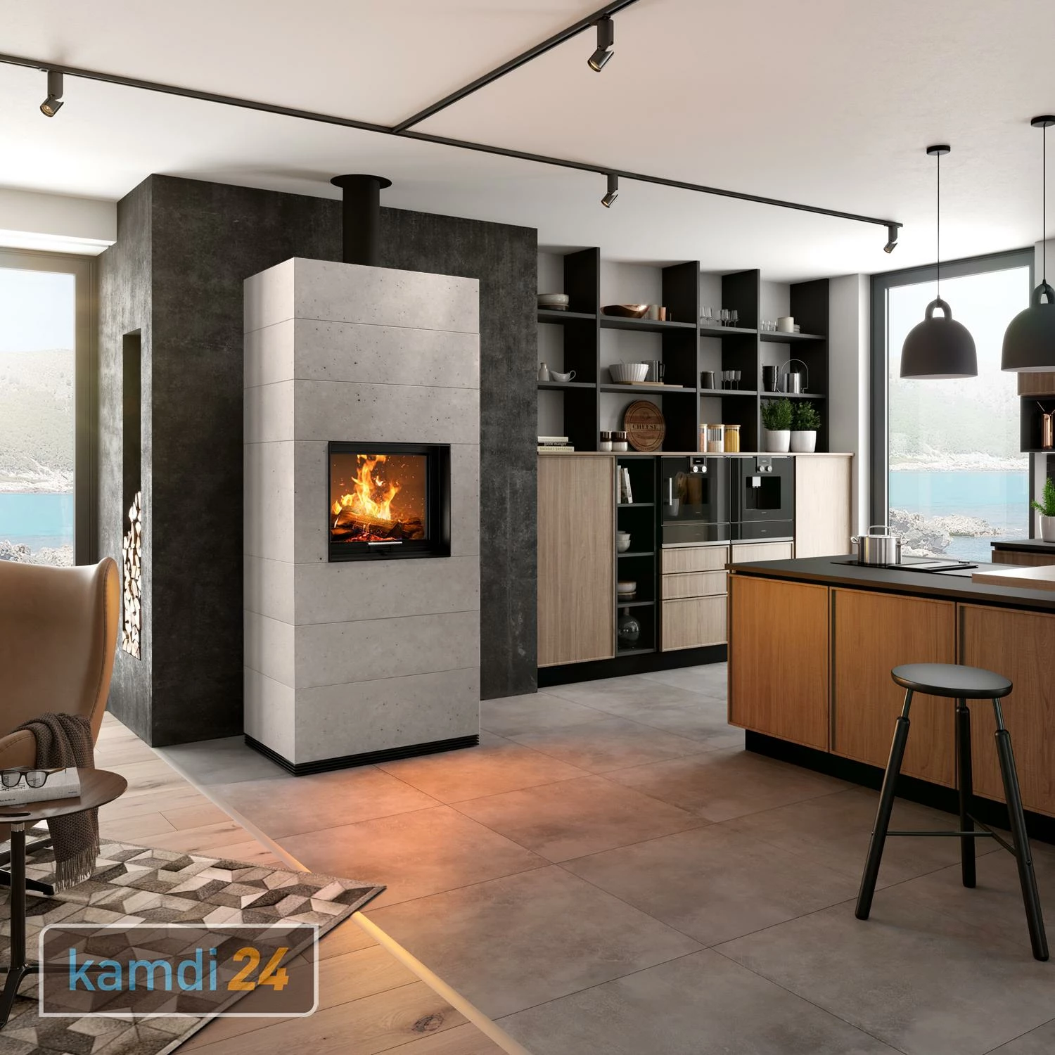 Spartherm SIM 3/3 Mini Sh-4S Kaminbausatz Feinbeton 6 Spartherm SIM 3/3 Mini Sh-4S Kaminbausatz Feinbeton – Bild 4