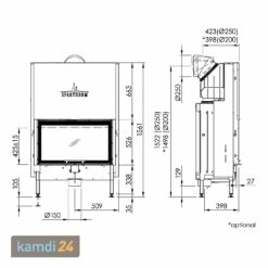 Spartherm Varia 1V-87h-4S Kamineinsatz RRA Ø 200 Mm -Angebote Kamdi24 Store spartherm varia 1v 87h 4s kamineinsatz rra 200 mm 20241 m 3