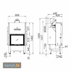 Spartherm Varia 1Vh H2O XXL 15 KW Wasserführender Kamineinsatz -Angebote Kamdi24 Store spartherm varia 1vh h2o xxl 15 kw wasserfuehrender kamineinsatz 13551 m 2