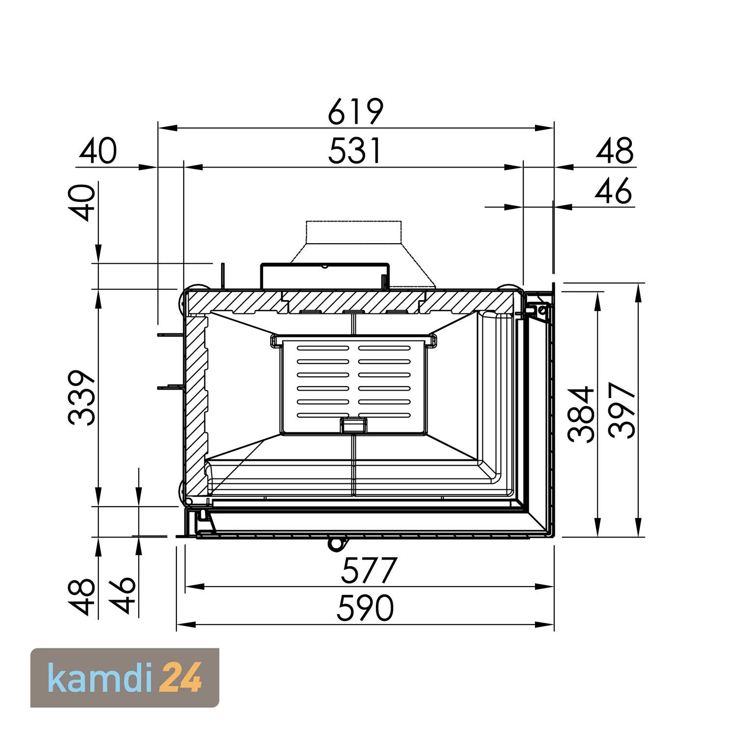 Spartherm Varia 2R-55 Kamineinsatz Ecke 6 Spartherm Varia 2R-55 Kamineinsatz Ecke – Bild 4