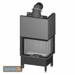 Spartherm Varia 2Rh H2O Kamineinsatz Wasserführend Eck