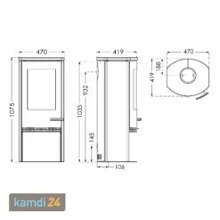 TermaTech TT20S Kaminofen Stahl Schwarz / Speckstein -Angebote Kamdi24 Store termatech tt20s kaminofen stahl schwarz speckstein 5909 m 3
