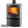 TermaTech TT22HS Kaminofen Speckstein | Front Schwarz