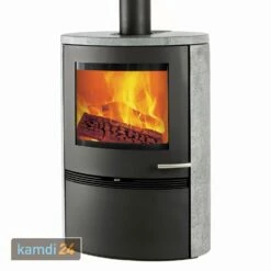 TermaTech TT22HS Kaminofen Speckstein | Front Schwarz