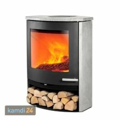 TermaTech TT22S Kaminofen Speckstein | Front Schwarz