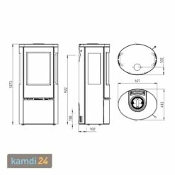 TermaTech TT23RGS Kaminofen Stahl Schwarz, Speckstein, Rauchabgang Oben -Angebote Kamdi24 Store termatech tt23rgs kaminofen stahl schwarz speckstein rauchabgang oben 20132 m 3